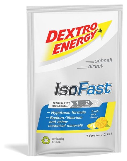 Dextro sport isofast fruit mix 56g napoj