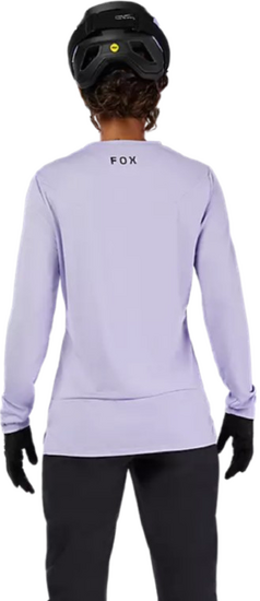 Womens Ranger Fox Head Long Sleeve Jersey Purple1
