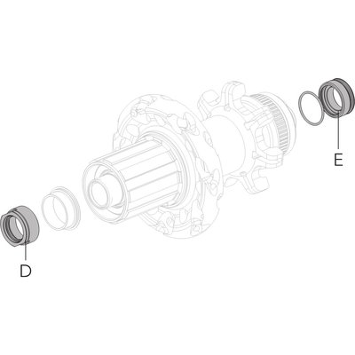 Fulcrum Konverzný kit na 12x142mm pevnú os Konverzná sada