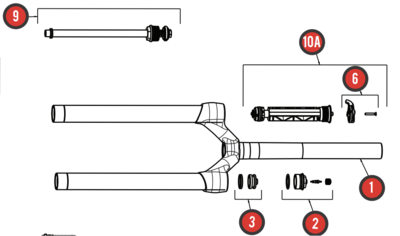 Manitou Markhor, M30 KWIK TOGGLE DAMPER Tlmiaca patróna kompresie