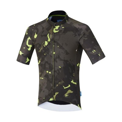 SHIMANO Dres  Breakaway neon limetkový Cyklistický dres