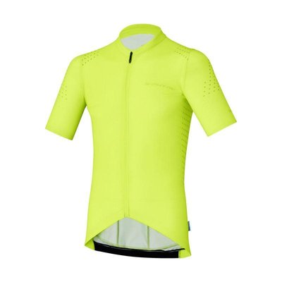 S-PHYRE Short sleeve jersey yellow Cycling jersey