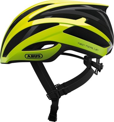 ABUS Tec-Tical 2.1 neon yellow Ľahká, pohodlná a výborne odvetraná prilba pre všetkých cyklistov