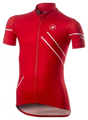 CASTELLI CST CAMPIONCINO detský dres červená 