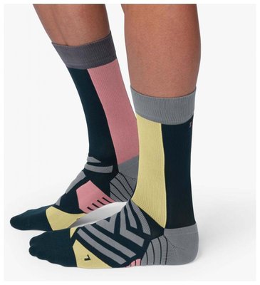 ON High Sock M Navy/ Dustrose Sport socks