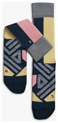 ON High Sock M Navy/ Dustrose Sport socks