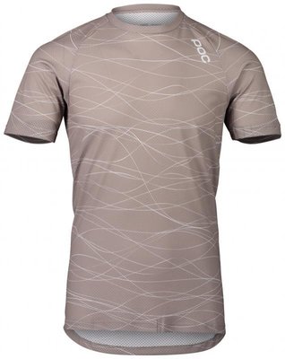 POC MTB Pure Tee Lines Moonstone Grey