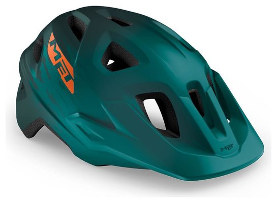 MET Echo Alpine Green Orange | Matt