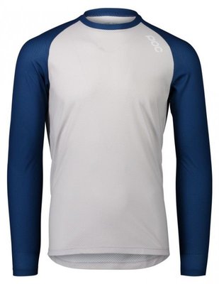 POC MTB Pure LS Jersey Lead Blue/Granite Grey