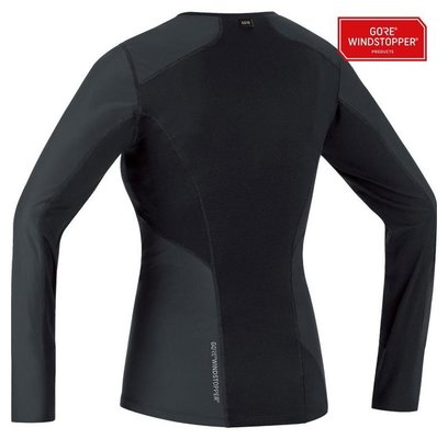 GORE M Women WS Base Layer Long Sleeve Black