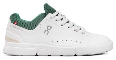 ON The Roger Advantage W White/Green Woman's lifestyle shoes