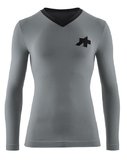 Assos Tactica Tech T shirt technicky dres dlhy rukav silver 4