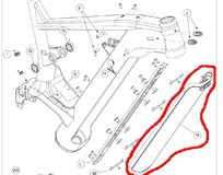 Ca battery cover dt bottom exit t50wh